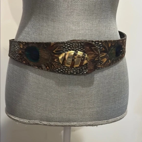 Accessories | Hawaii Genuine Peacock Pheasant Feathers Belt  display picture 3